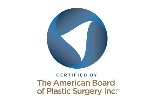 American Board of Plastic Surgery certification logo.