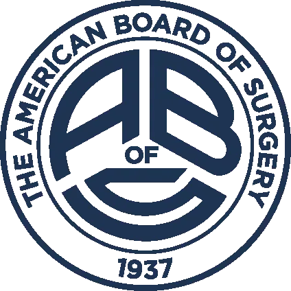 American Board of Surgery logo, established 1937.